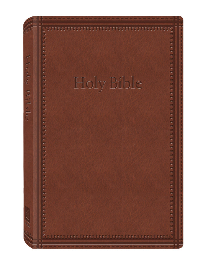 KJV Deluxe Gift & Award Bible (DiCarta Brown) - The Christian Gift Company
