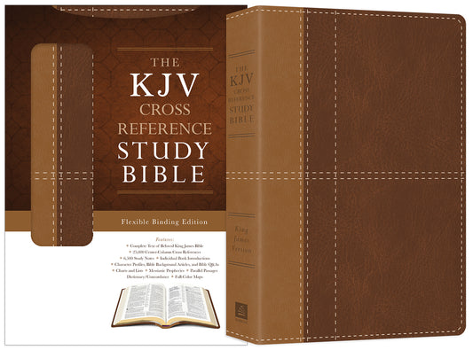 The KJV Cross Reference Study Bible [Brown] - The Christian Gift Company