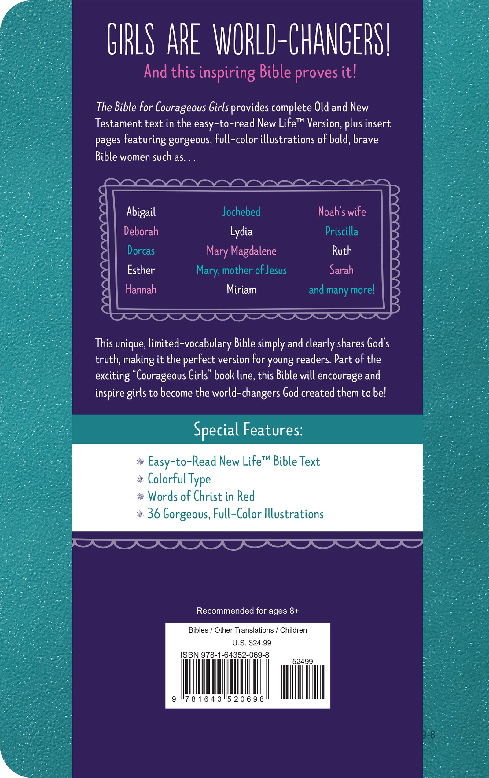 The Bible for Courageous Girls - The Christian Gift Company