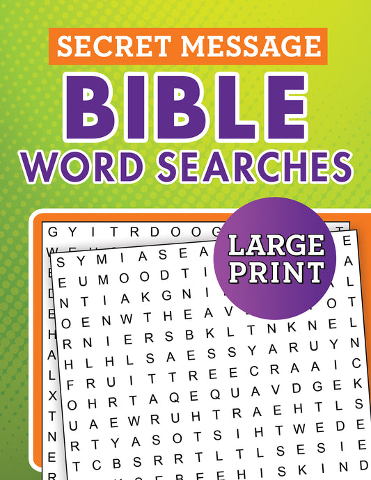 Secret Message Bible Word Searches Large Print - The Christian Gift Company