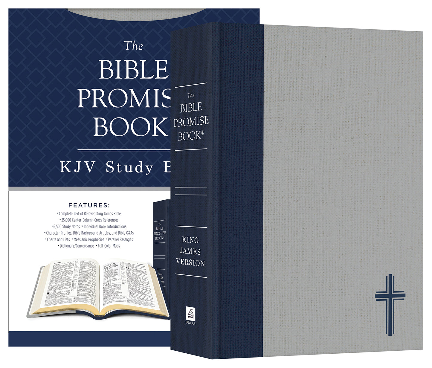The Bible Promise Book KJV Bible--Oxford Navy - The Christian Gift Company