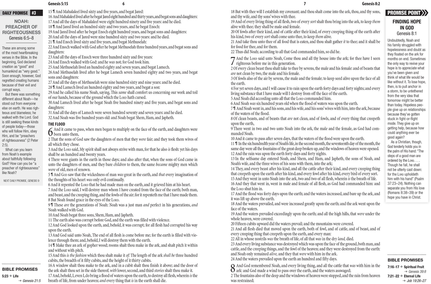 The Bible Promise Book KJV Bible--Oxford Navy - The Christian Gift Company