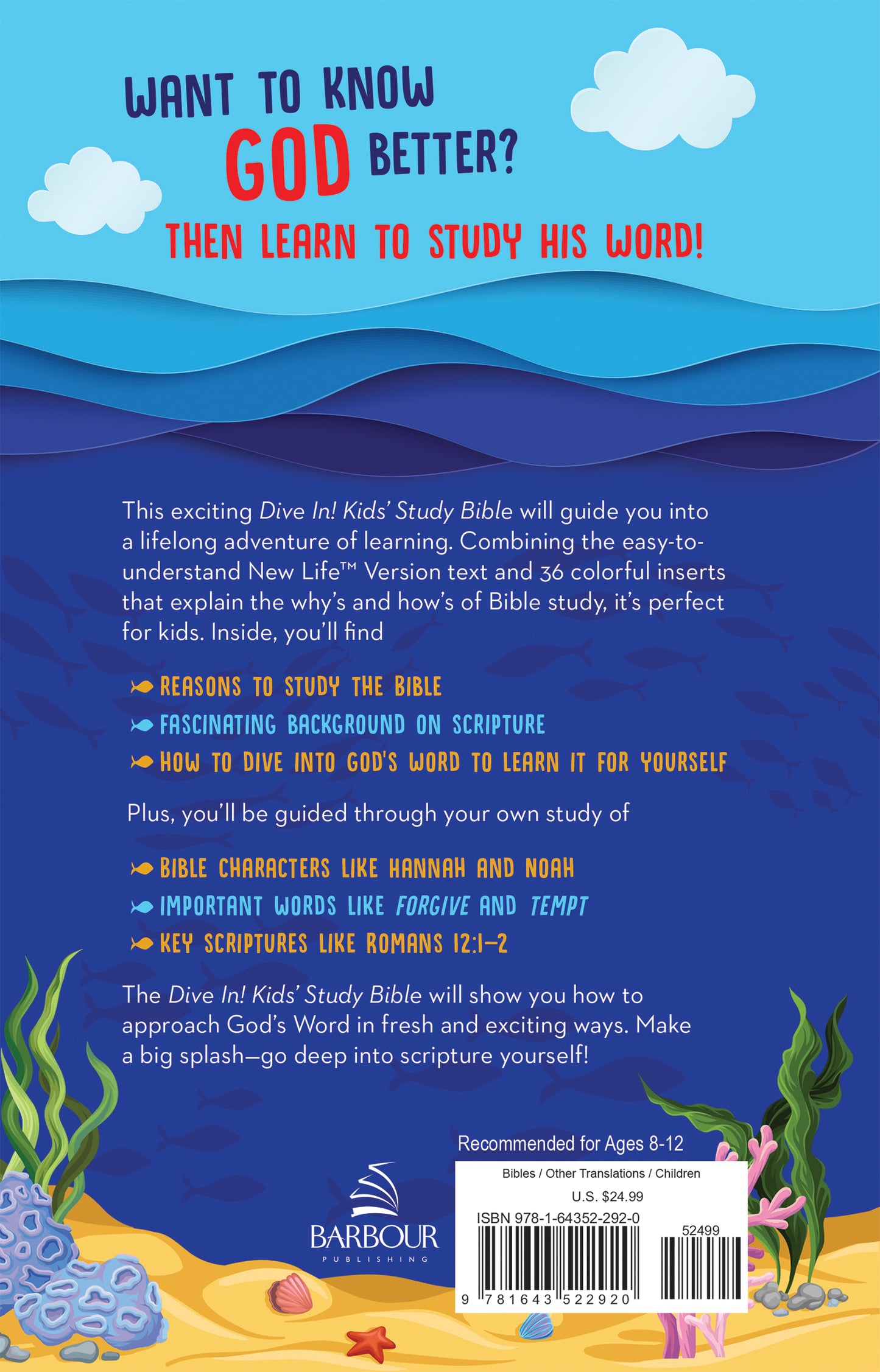 Dive In! Kids' Study Bible - The Christian Gift Company