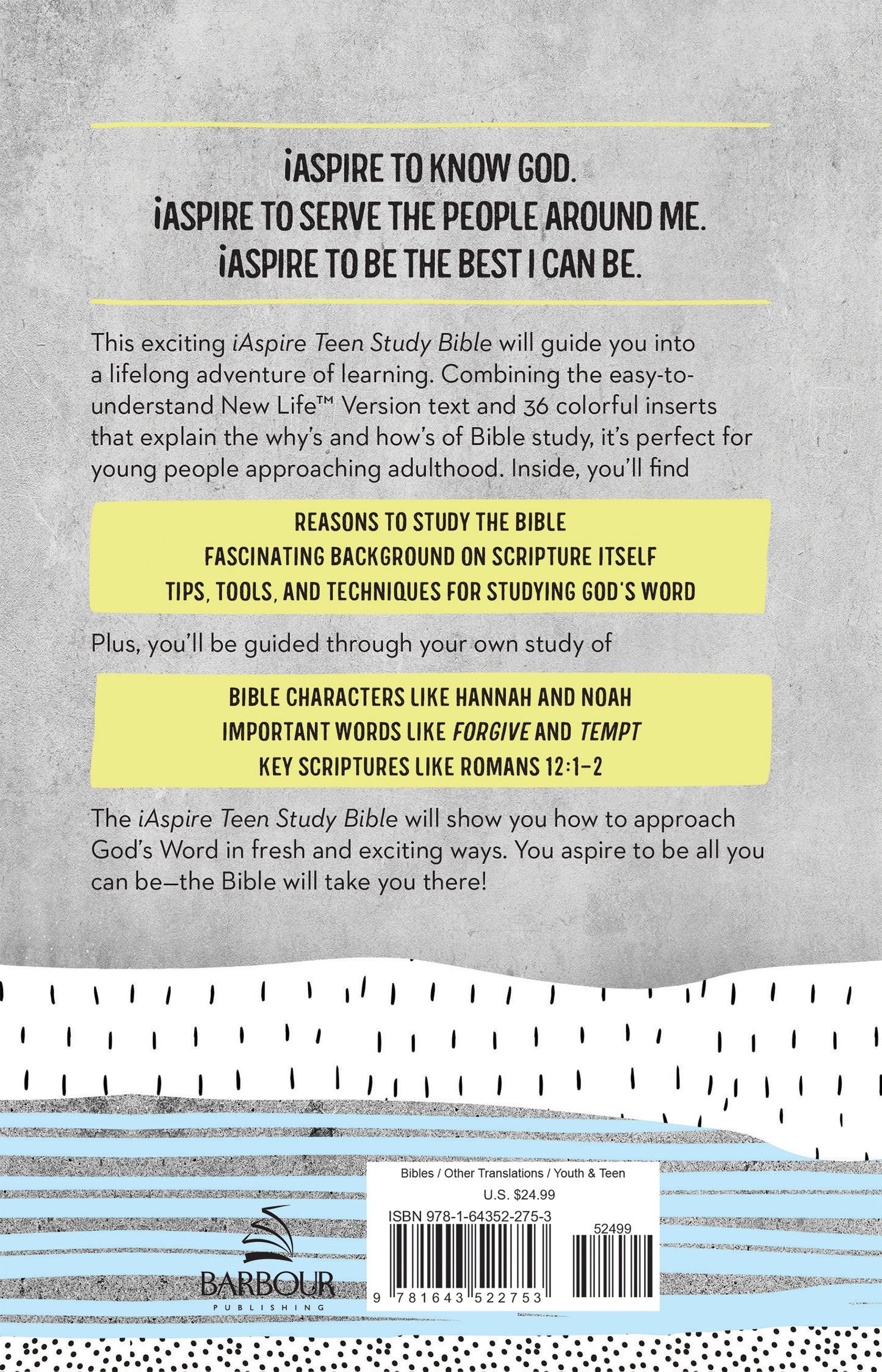 iAspire Teen Study Bible - The Christian Gift Company