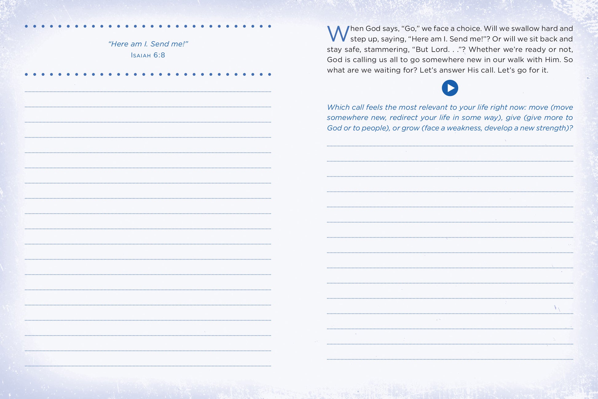 When God Says Go: A Devotional Thought Journal - The Christian Gift Company