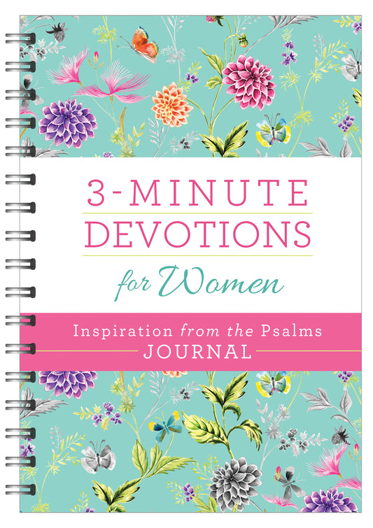 3-Minute Devotions for Women: Inspiration from the Psalms Journal - The Christian Gift Company
