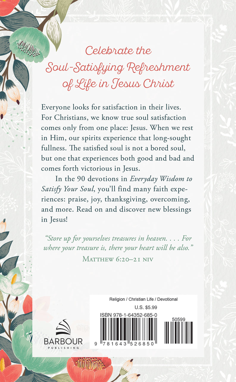 Everyday Wisdom to Satisfy Your Soul - The Christian Gift Company