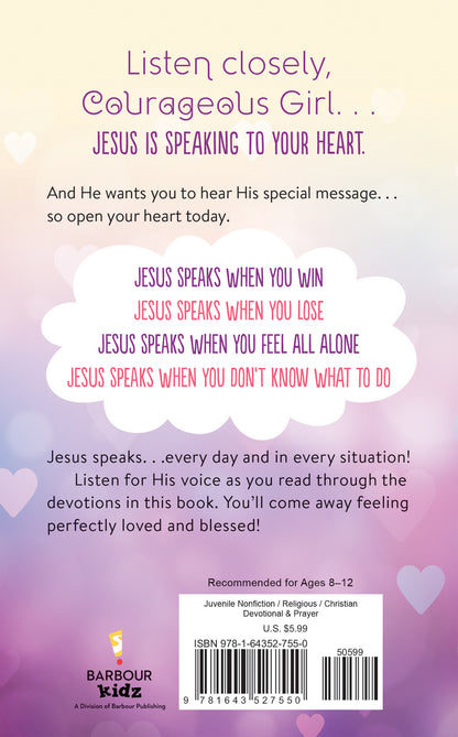 When Jesus Speaks to a Courageous Girl's Heart - The Christian Gift Company