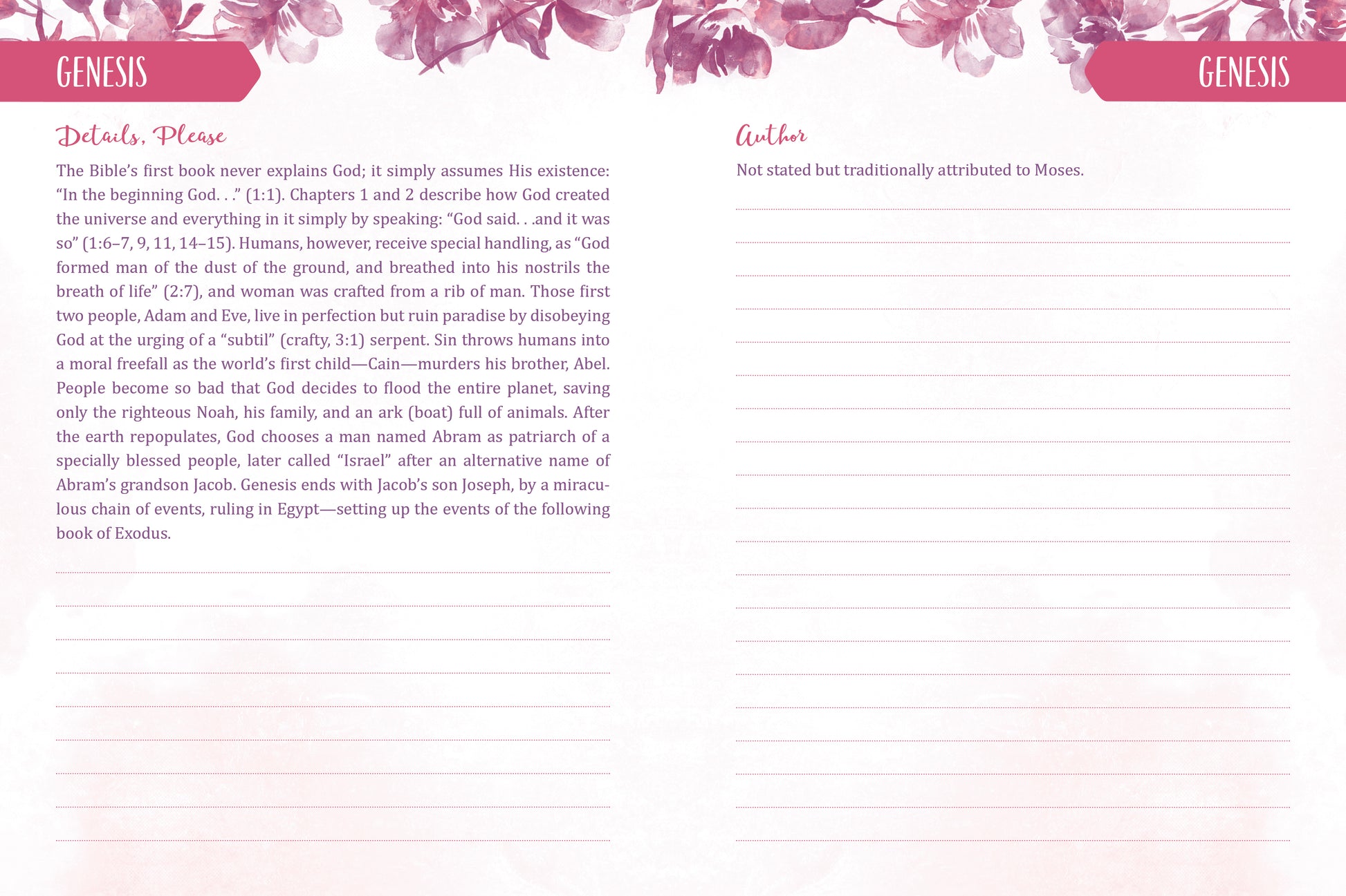 Know Your Bible Journal for Women - The Christian Gift Company