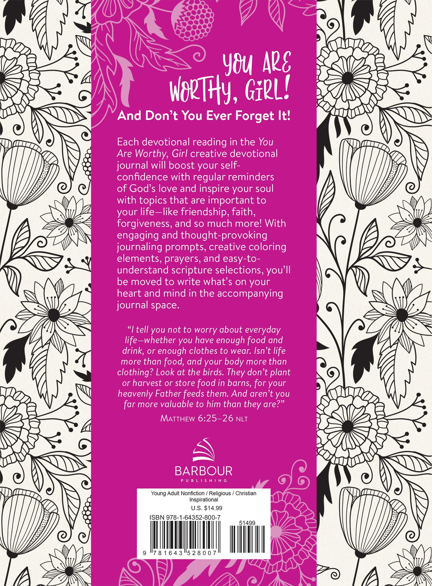 You Are Worthy, Girl. Never Forget That! - The Christian Gift Company