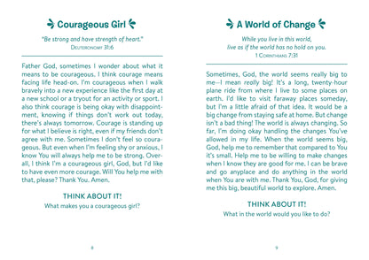 3-Minute Prayers for Courageous Girls - The Christian Gift Company