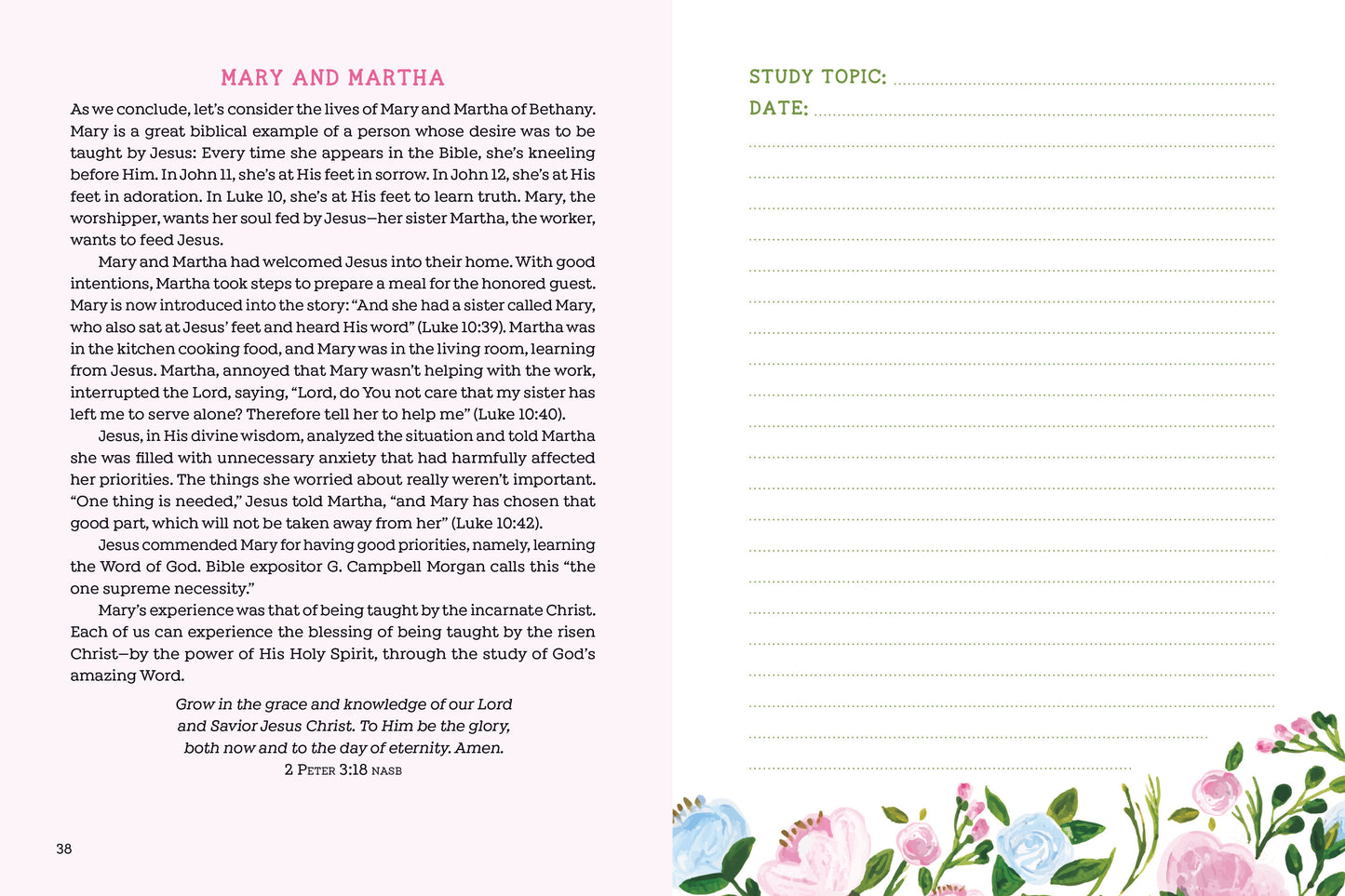 A Bible Study Journal for Women - The Christian Gift Company