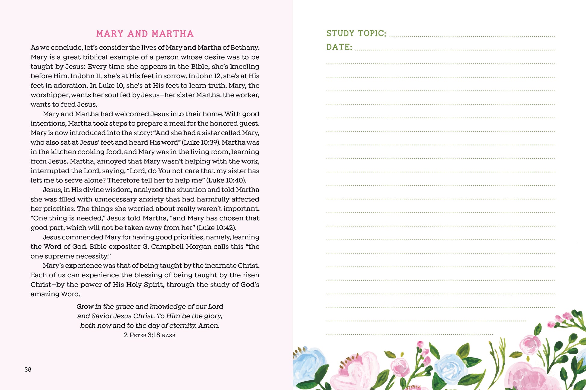 A Bible Study Journal for Women - The Christian Gift Company