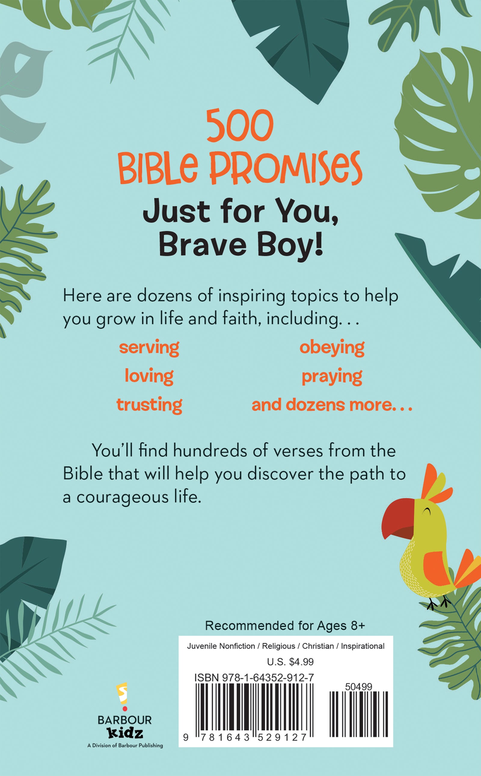 Bible Promise Book: 500 Scriptures for Brave Boys - The Christian Gift Company