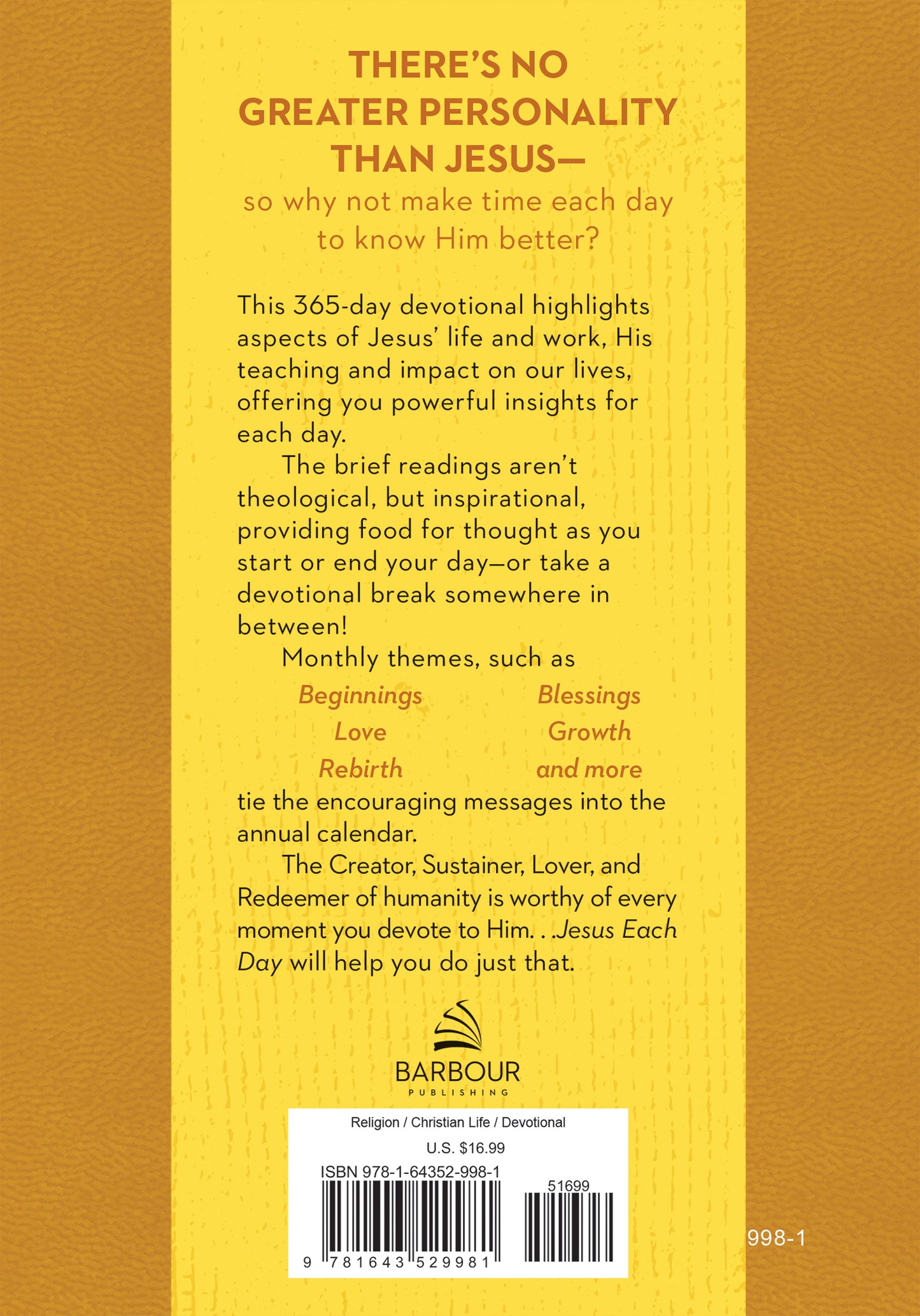 Jesus Each Day - The Christian Gift Company