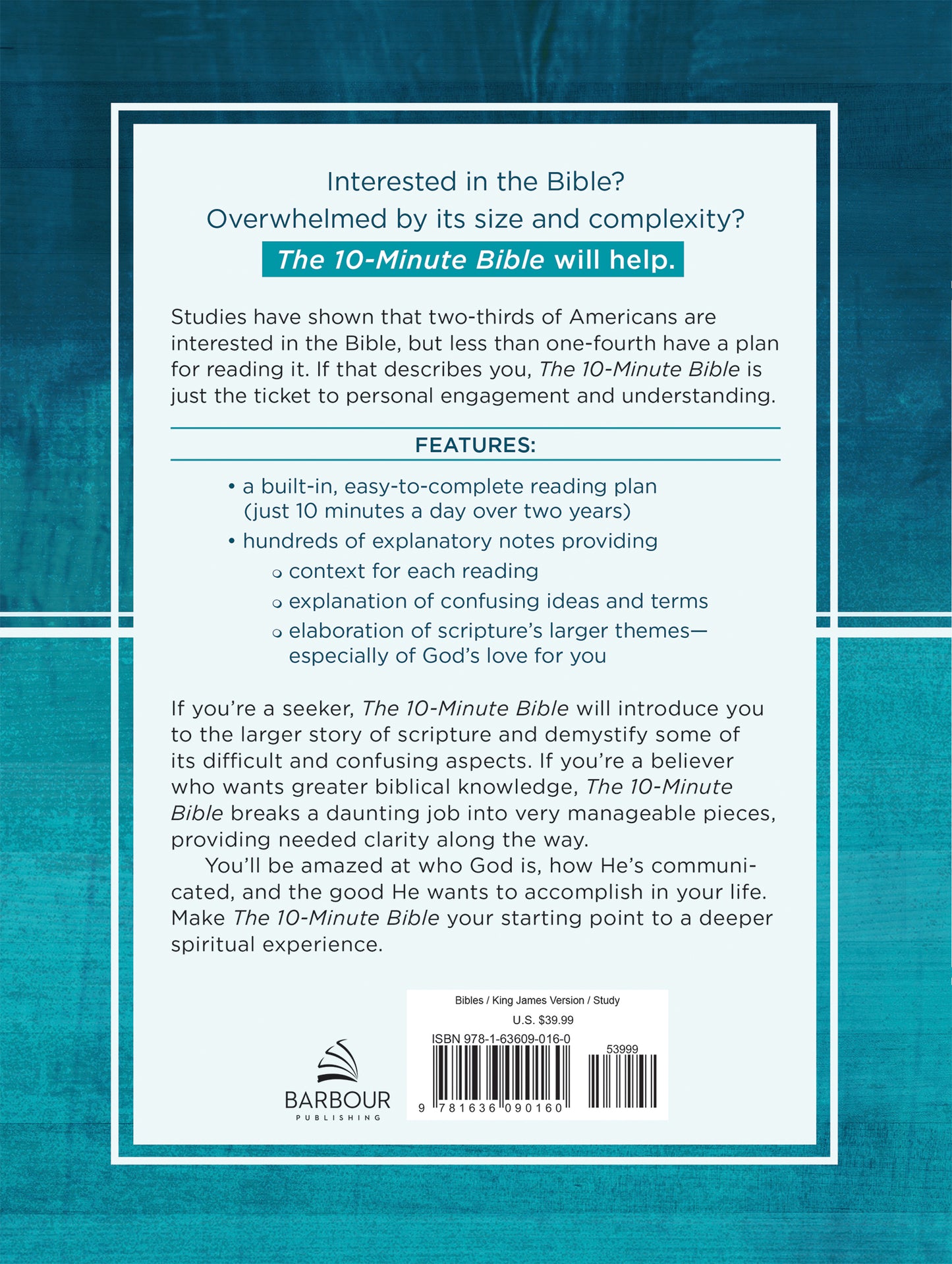 The 10-Minute Bible - The Christian Gift Company