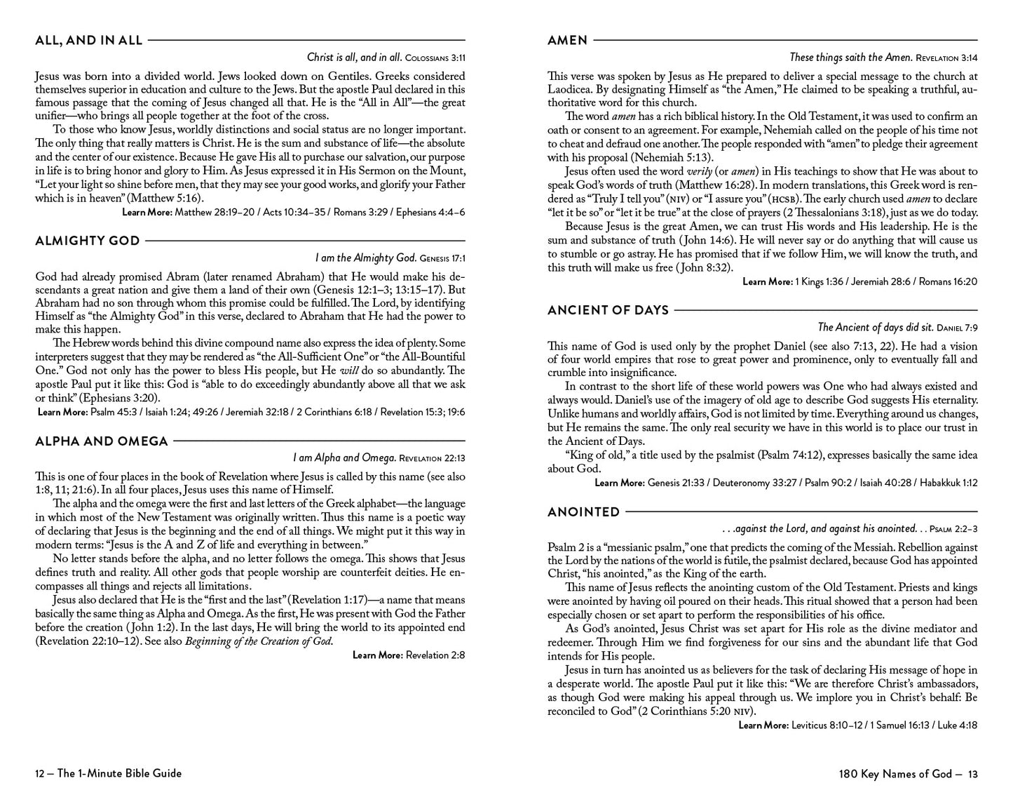The 1-Minute Bible Guide - The Christian Gift Company