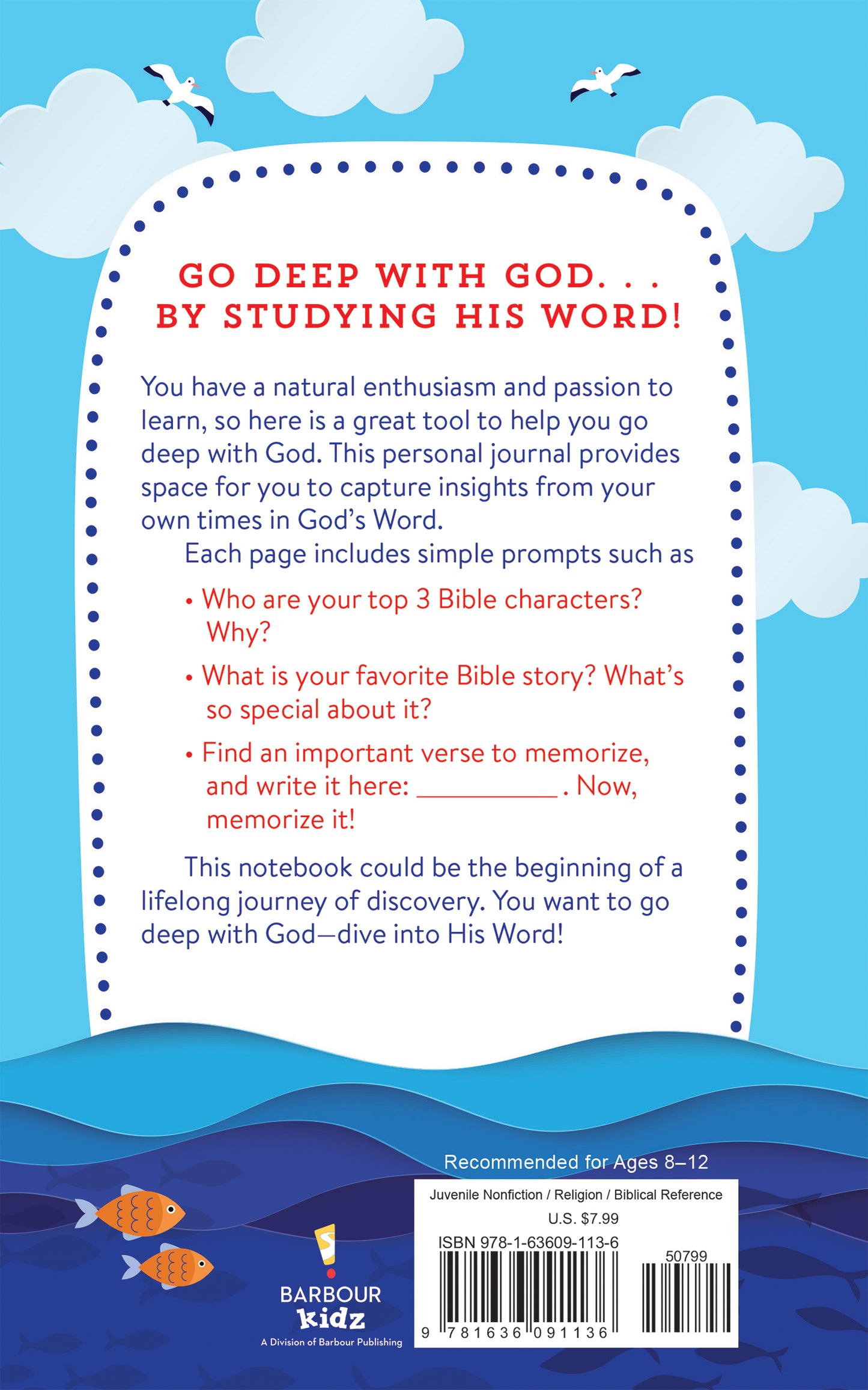 Dive In! Kids' Bible Study Notebook - The Christian Gift Company