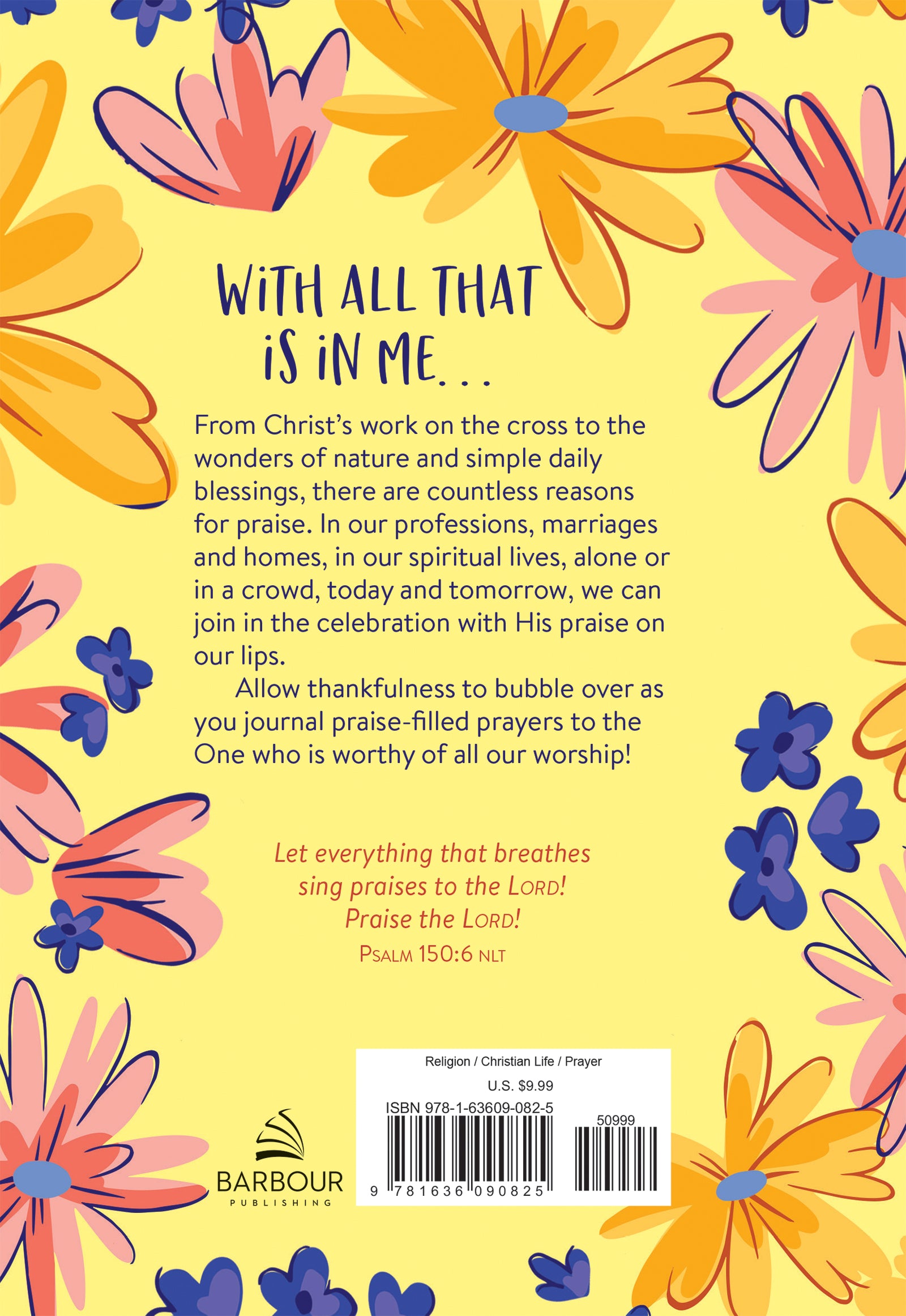 My Prayer Journal: His Praise Is on My Lips - The Christian Gift Company