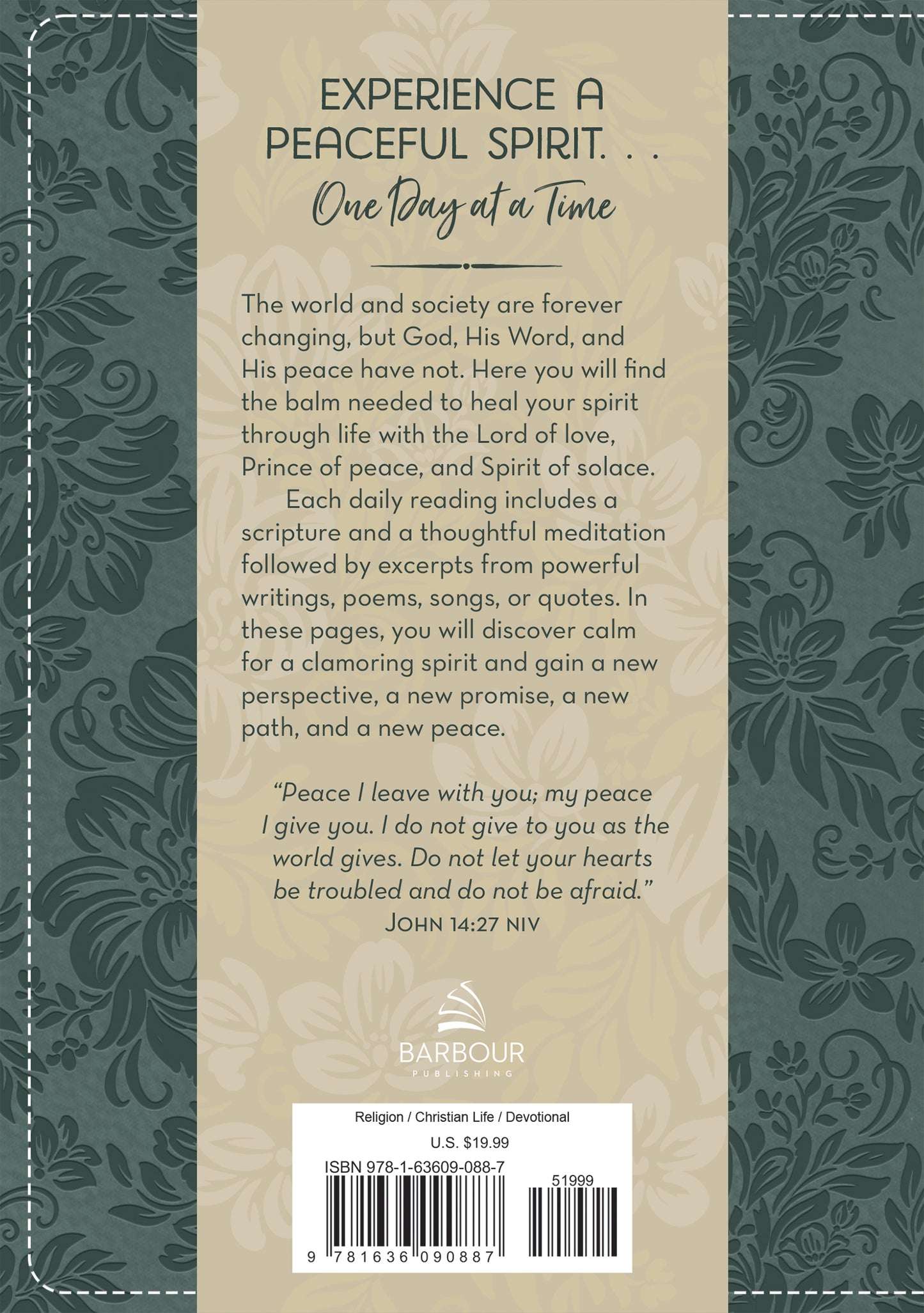 365 Devotions for a Peaceful Spirit - The Christian Gift Company