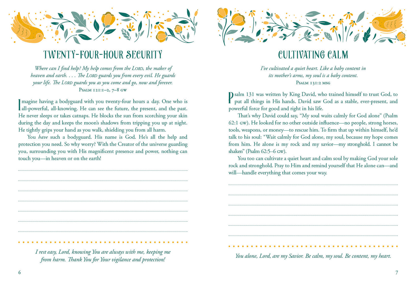 Worry Less, Pray More Devotional Journal - The Christian Gift Company