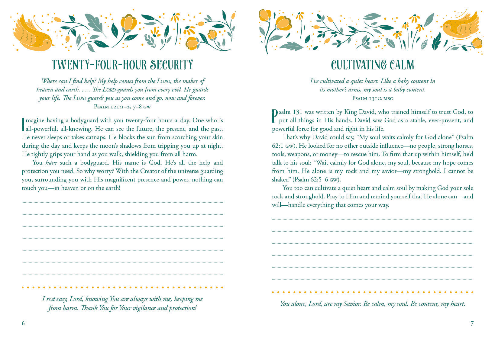 Worry Less, Pray More Devotional Journal - The Christian Gift Company