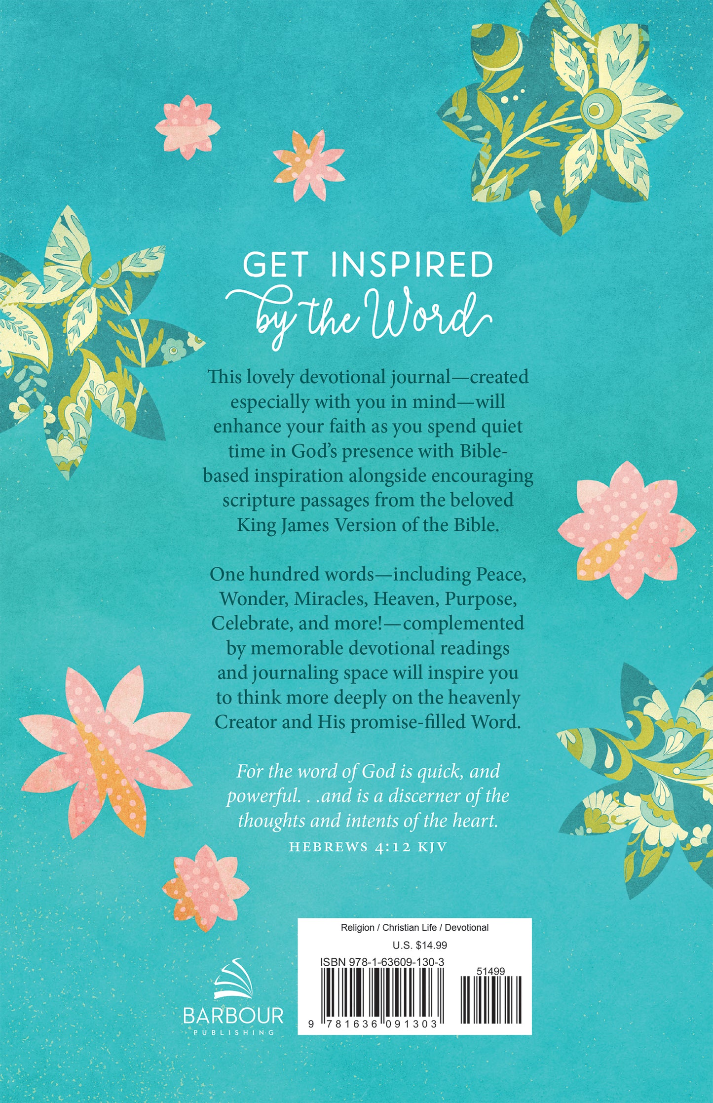 Inspired by the Word: A Creative Devotional Journal for Women - The Christian Gift Company