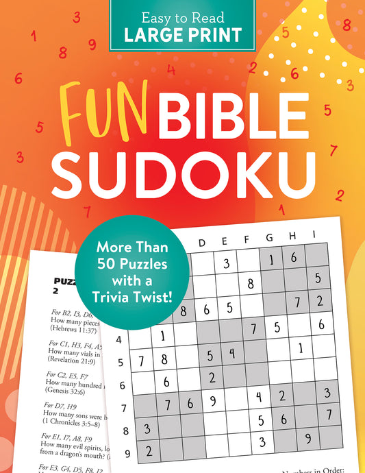 Fun Bible Sudoku Large Print - The Christian Gift Company