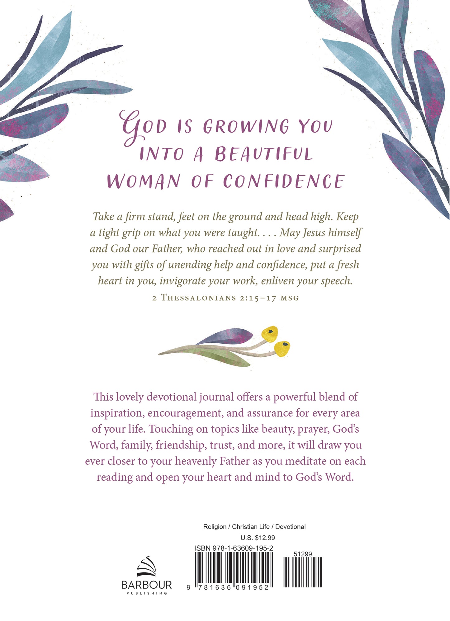 Cultivating Confidence: A Faith-Building Devotional Journal - The Christian Gift Company