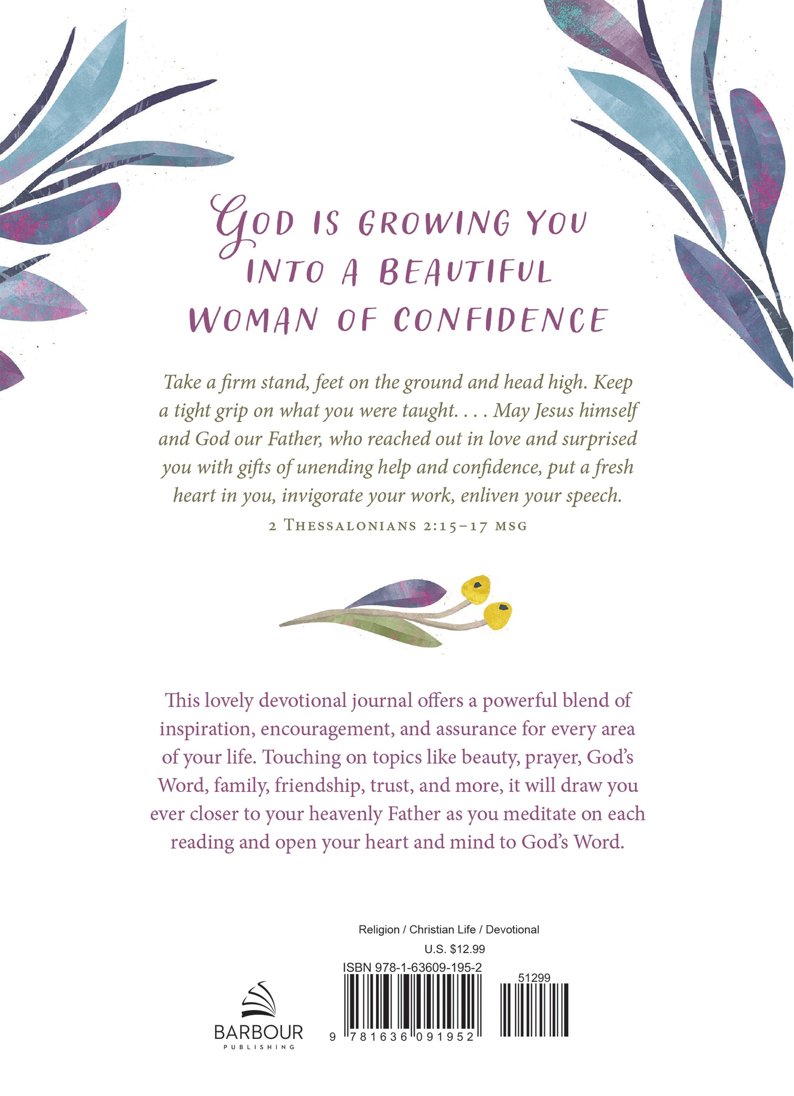 Cultivating Confidence: A Faith-Building Devotional Journal - The Christian Gift Company