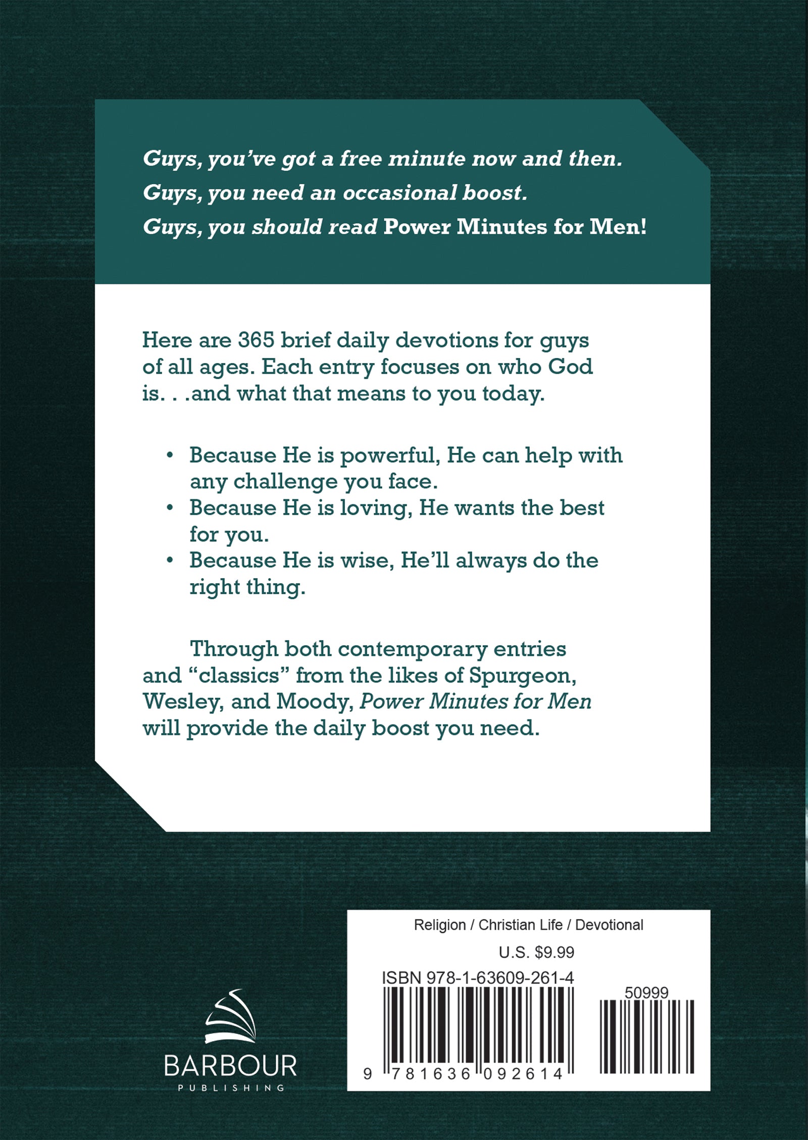 Power Minutes for Men - The Christian Gift Company