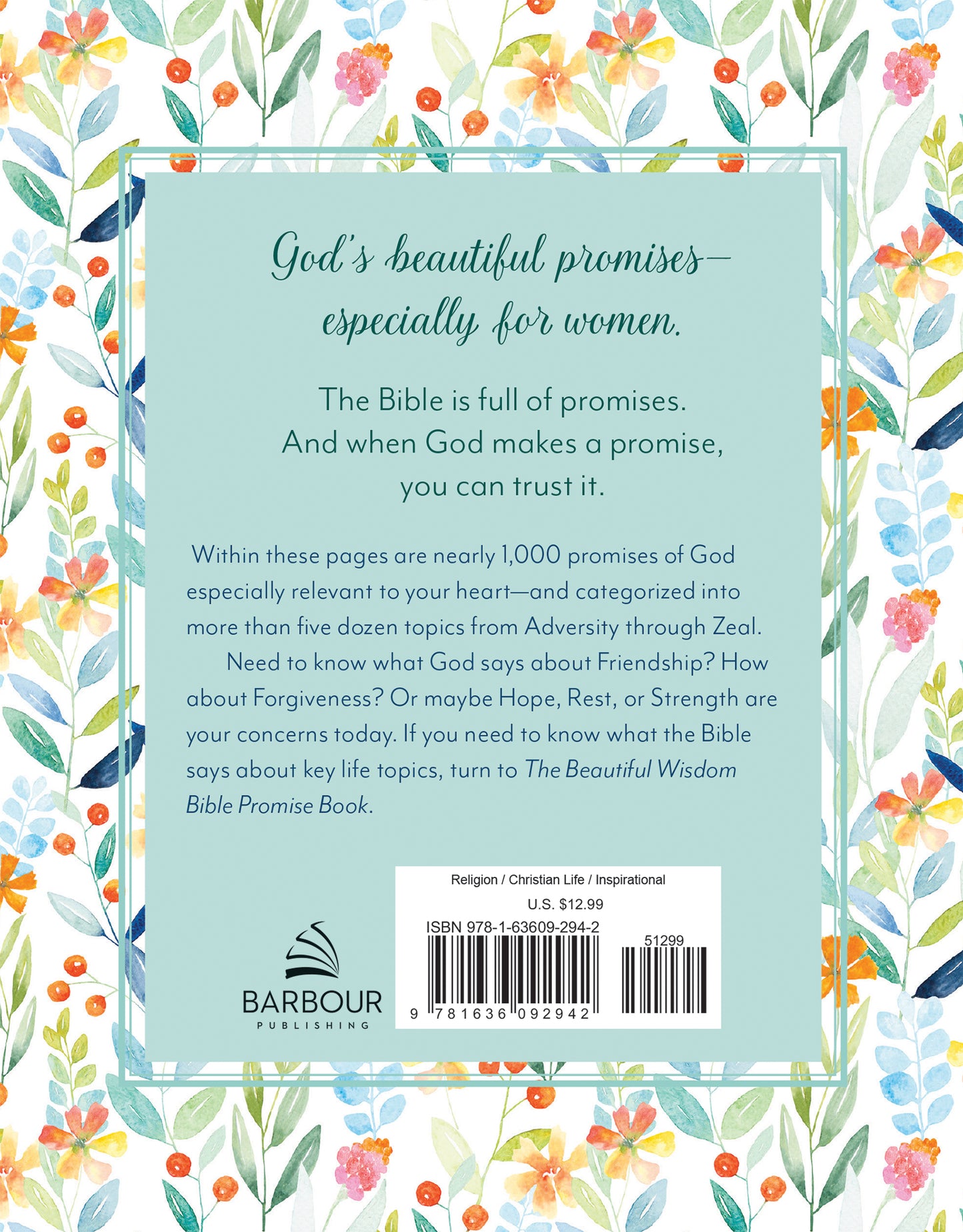 The Beautiful Wisdom Bible Promise Book - The Christian Gift Company