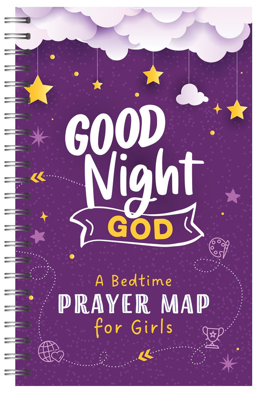 Good Night, God: A Bedtime Prayer Map for Girls - The Christian Gift Company