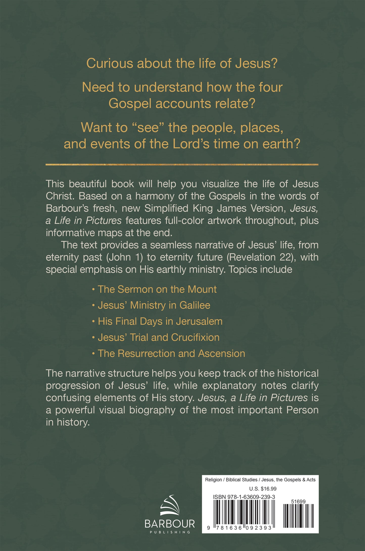 Jesus, a Life in Pictures - The Christian Gift Company