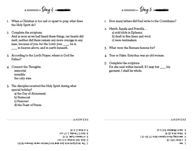 Everyday Bible Trivia Collection - The Christian Gift Company
