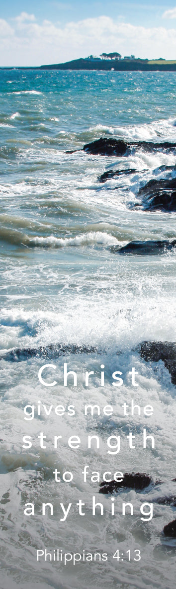 Card Bookmark - Crashing Waves - The Christian Gift Company