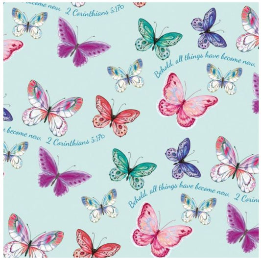 Gift Wrap - Butterfly - The Christian Gift Company