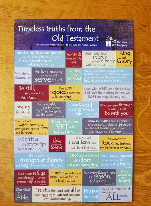Timeless Truths From The Old Testament Magnets - The Christian Gift Company