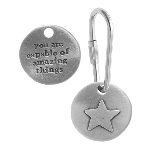You are Capable of Amazing Things Keyring - The Christian Gift Company