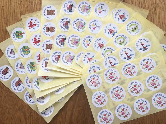 Hannah Dunnett Stickers - The Christian Gift Company