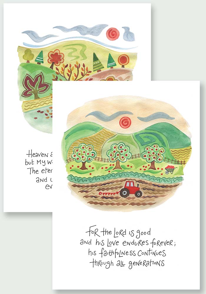 Hannah Dunnett Notecards - Eternal God/ His Faithfulness - The Christian Gift Company