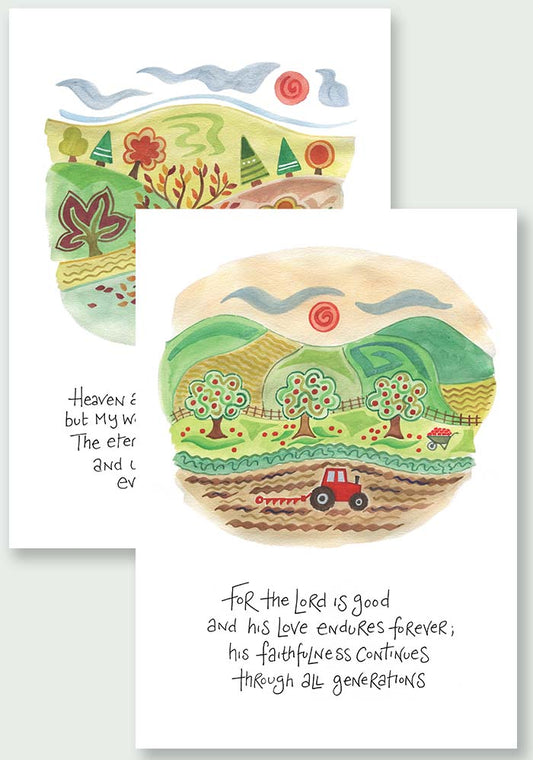 Hannah Dunnett Notecards - Eternal God/ His Faithfulness - The Christian Gift Company