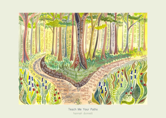 Hannah Dunnett Teach Me Your Paths Card - The Christian Gift Company