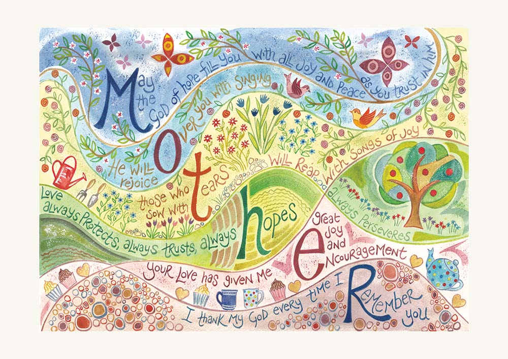 Hannah Dunnett Celebrating Mothers Card - The Christian Gift Company