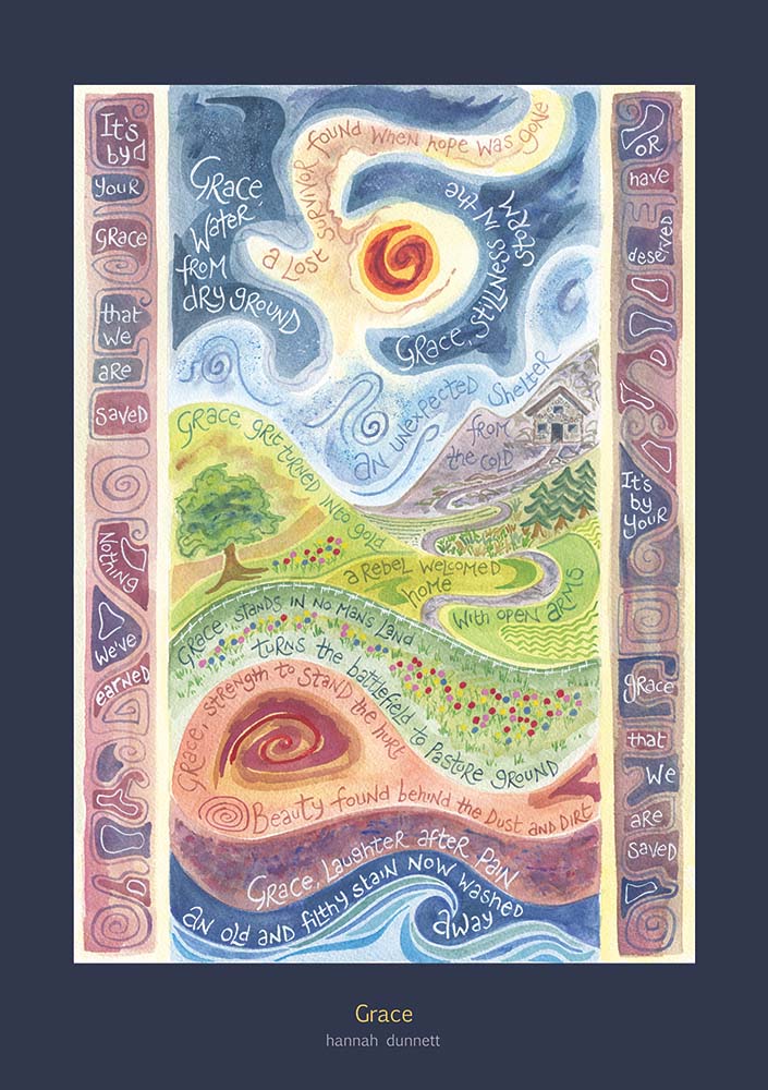 Hannah Dunnett Grace Card - The Christian Gift Company