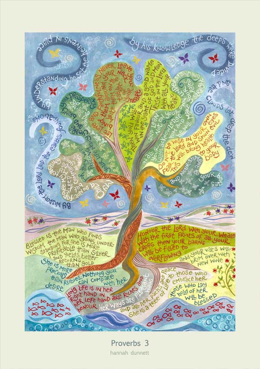 Hannah Dunnett Proverbs 3 Card - The Christian Gift Company