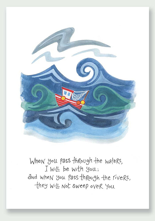 Hannah Dunnett I Will Be With You A4 Print - The Christian Gift Company