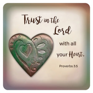 From The Heart Magnet - Trust In The Lord - The Christian Gift Company