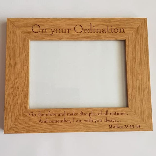 On Your Ordination Picture Frame - The Christian Gift Company