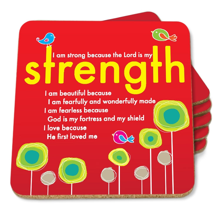 Strength Coaster - The Christian Gift Company